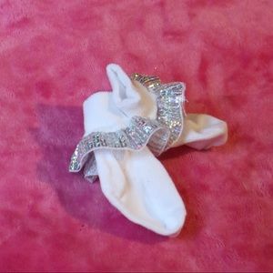 Sequined ruffle socks